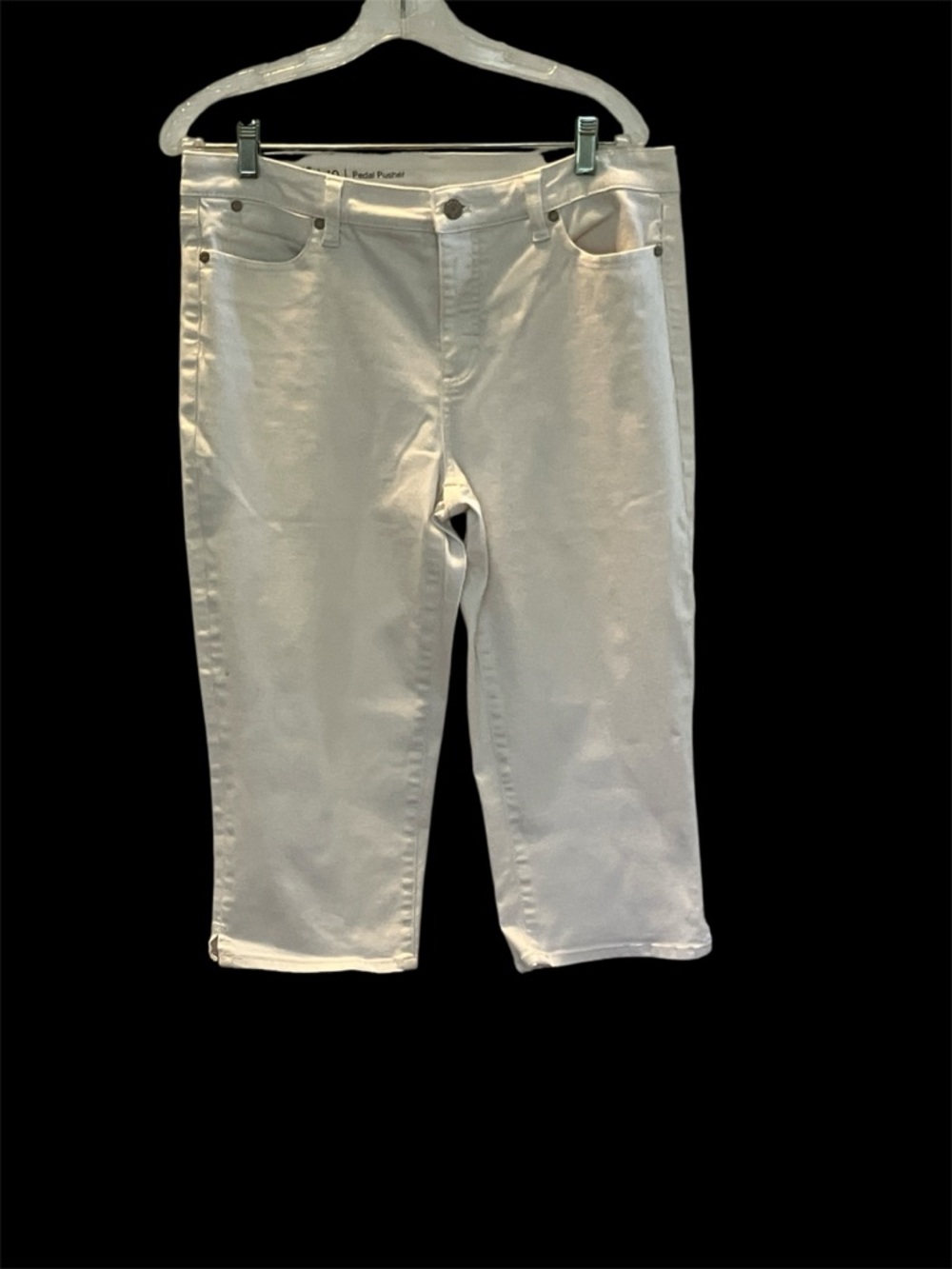 Talbots White Women’s Pedal Pusher Jeans